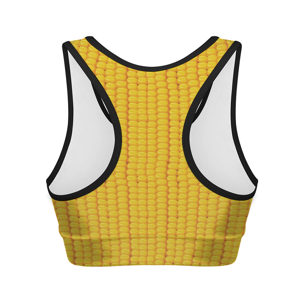 Corn Print Women's Sports Bra