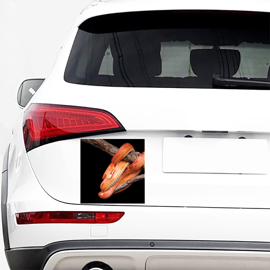 Corn Snake Print Car Sticker