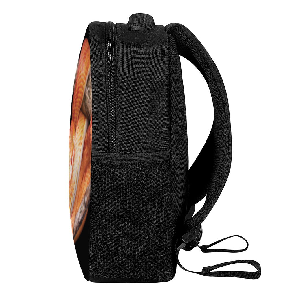 Corn Snake Print Casual Backpack