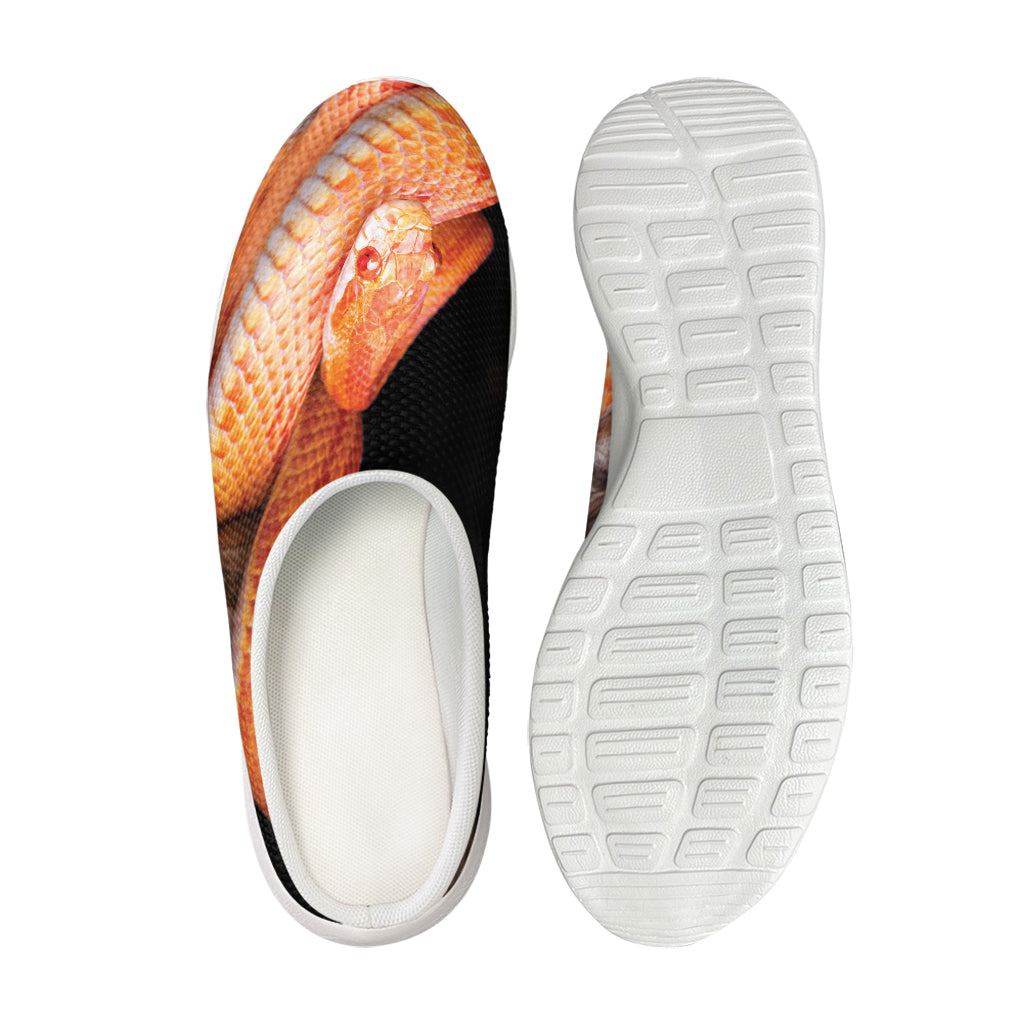 Corn Snake Print Mesh Casual Shoes