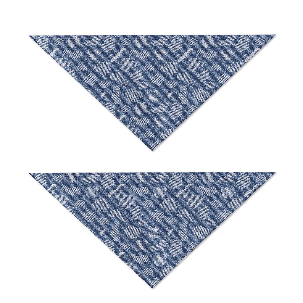 Cow Denim Jeans Pattern Print Dog Bandana