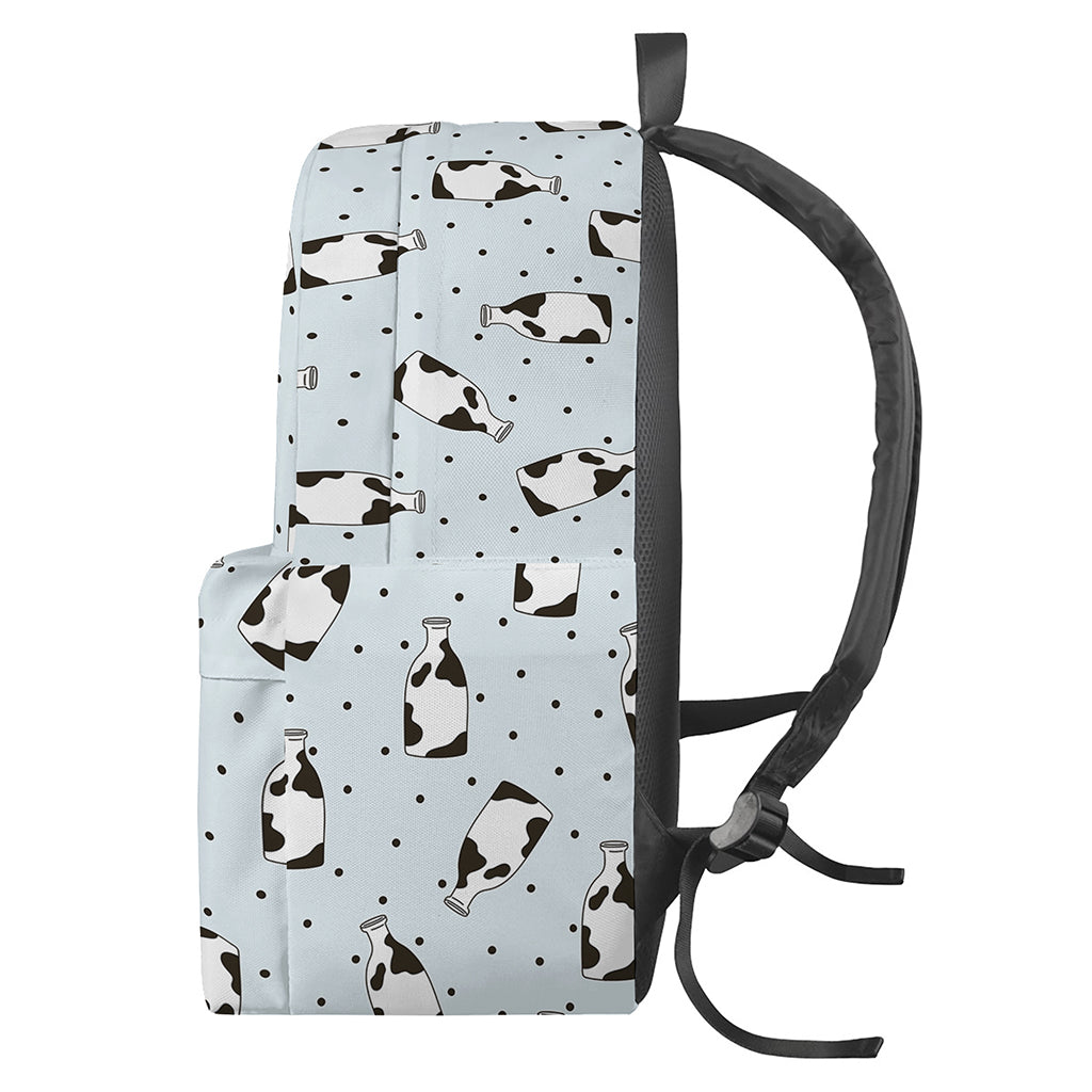 Cow Milk Bottle Pattern Print Backpack