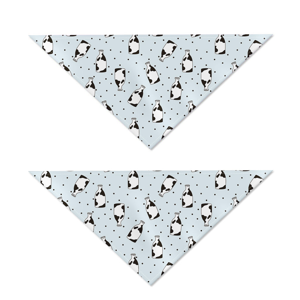 Cow Milk Bottle Pattern Print Dog Bandana