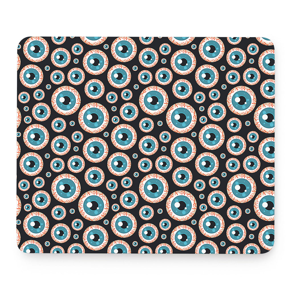 Creepy Eyeball Pattern Print Mouse Pad