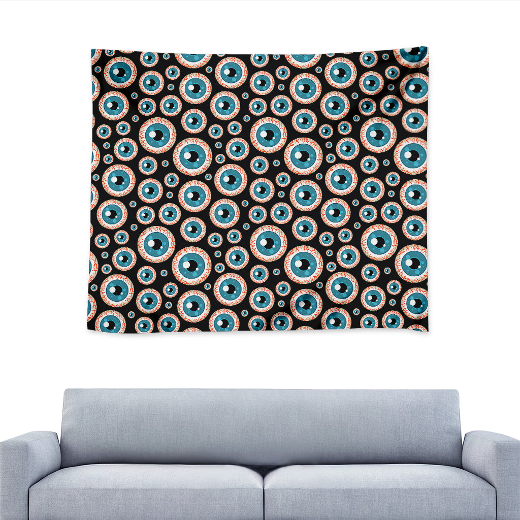 Creepy Eyeball Pattern Print Tapestry