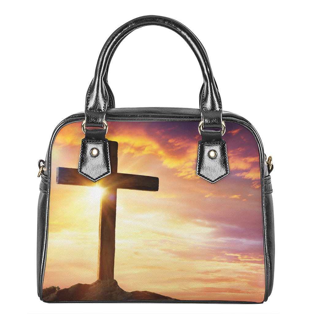 Crucifixion Of Jesus Christ Print Shoulder Handbag – GearFrost