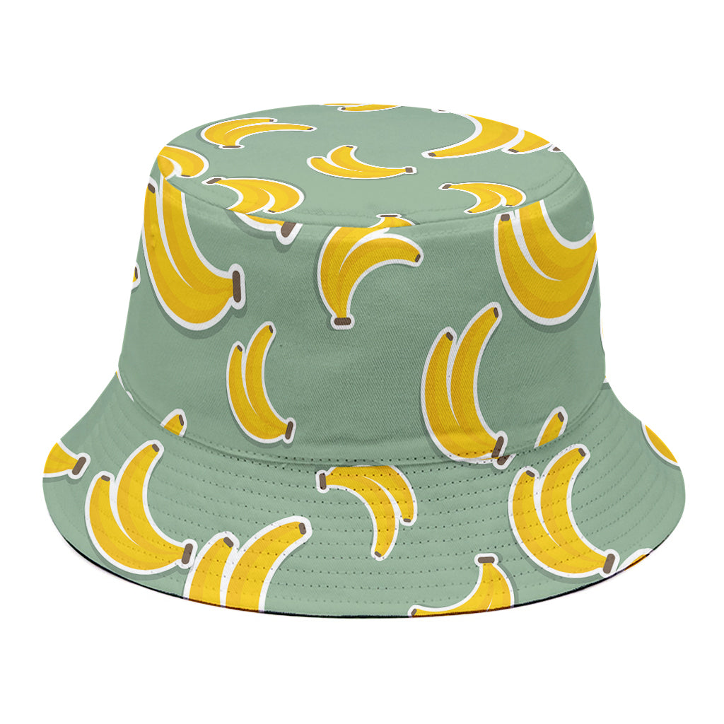 Cute Banana Pattern Print Bucket Hat