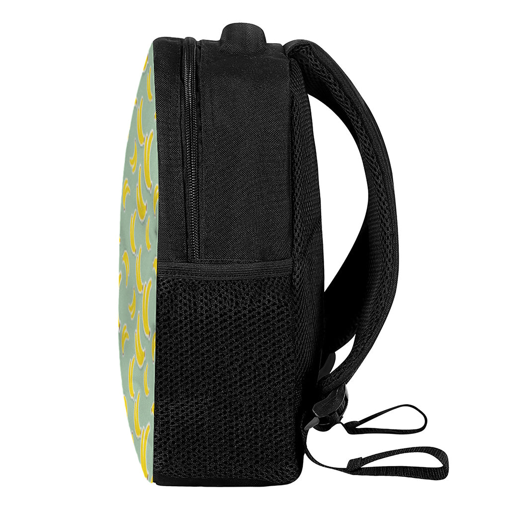 Cute Banana Pattern Print Casual Backpack