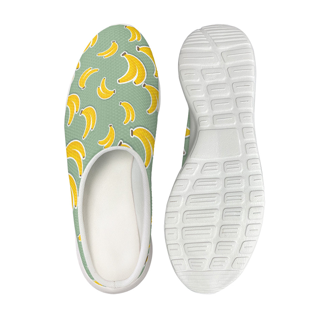 Cute Banana Pattern Print Mesh Casual Shoes