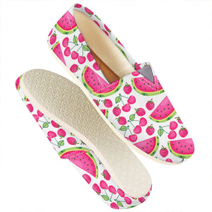 Cute Berry Watermelon Pattern Print Casual Shoes