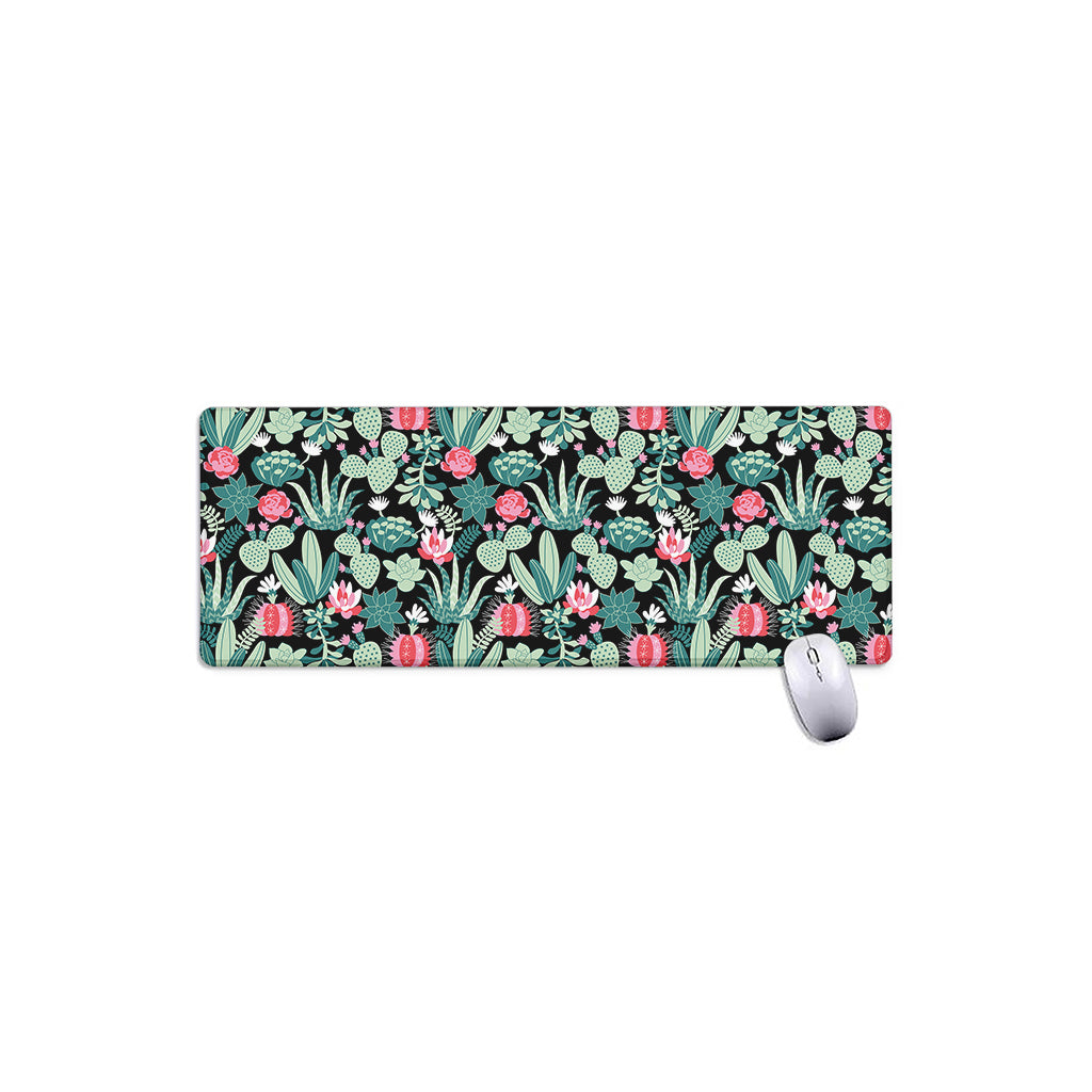 Cute Cactus And Succulent Print Extended Mouse Pad