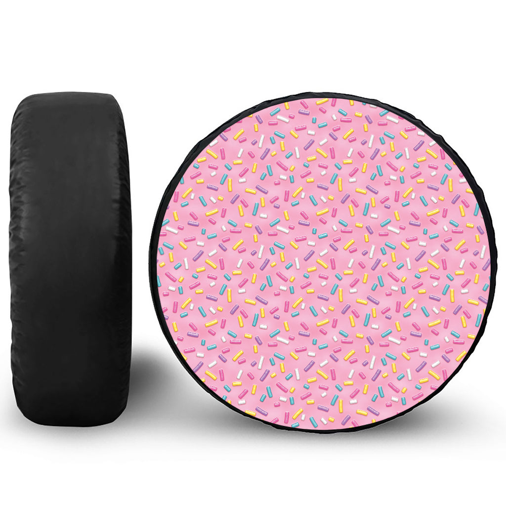 Cute Candy Pattern Print Tire Cover