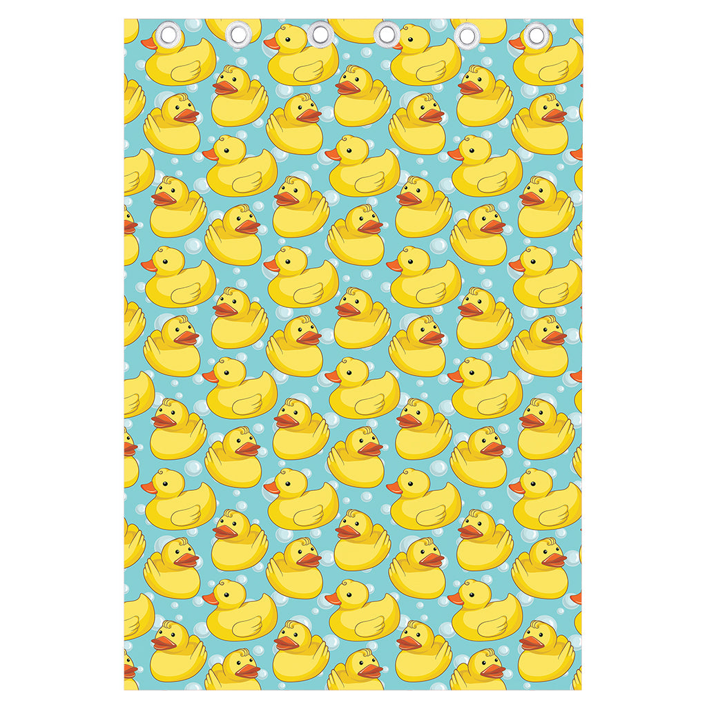 Cute Cartoon Duck Pattern Print Curtain