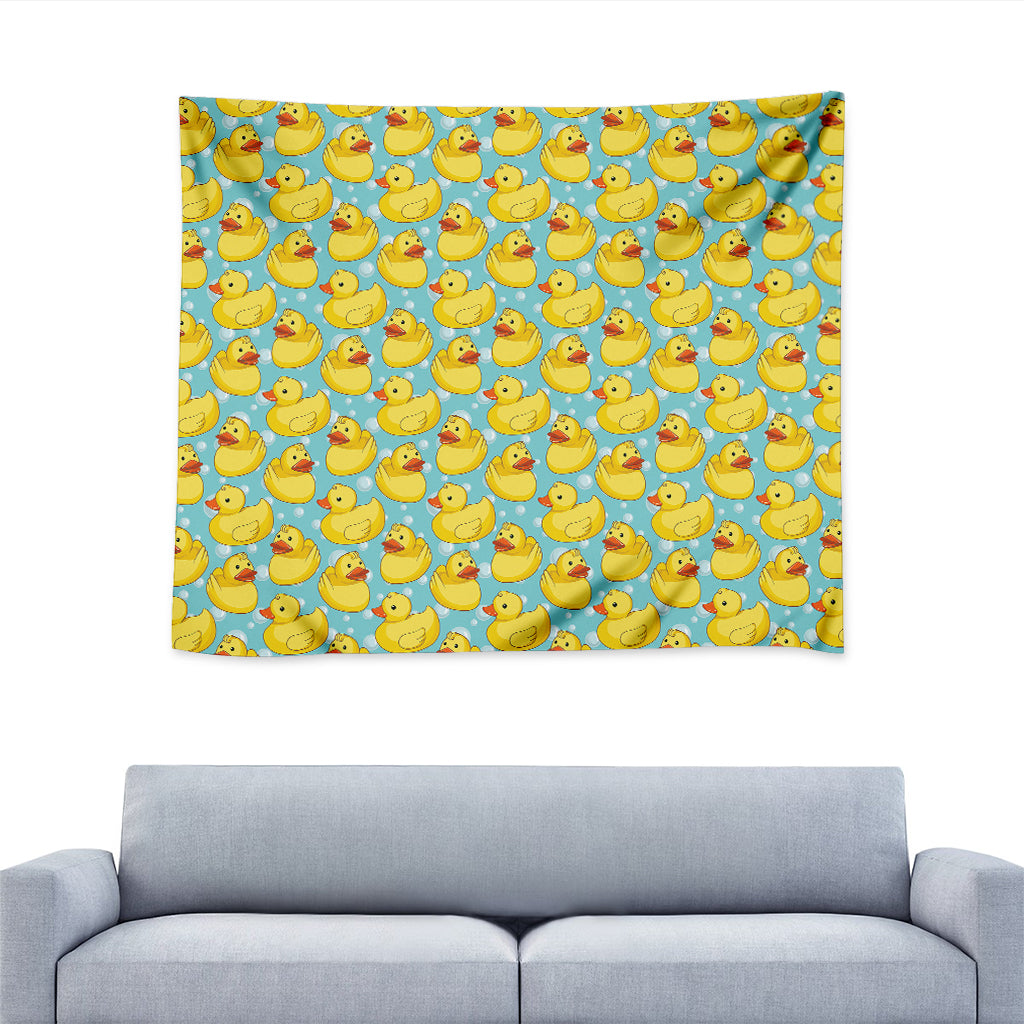 Cute Cartoon Duck Pattern Print Tapestry