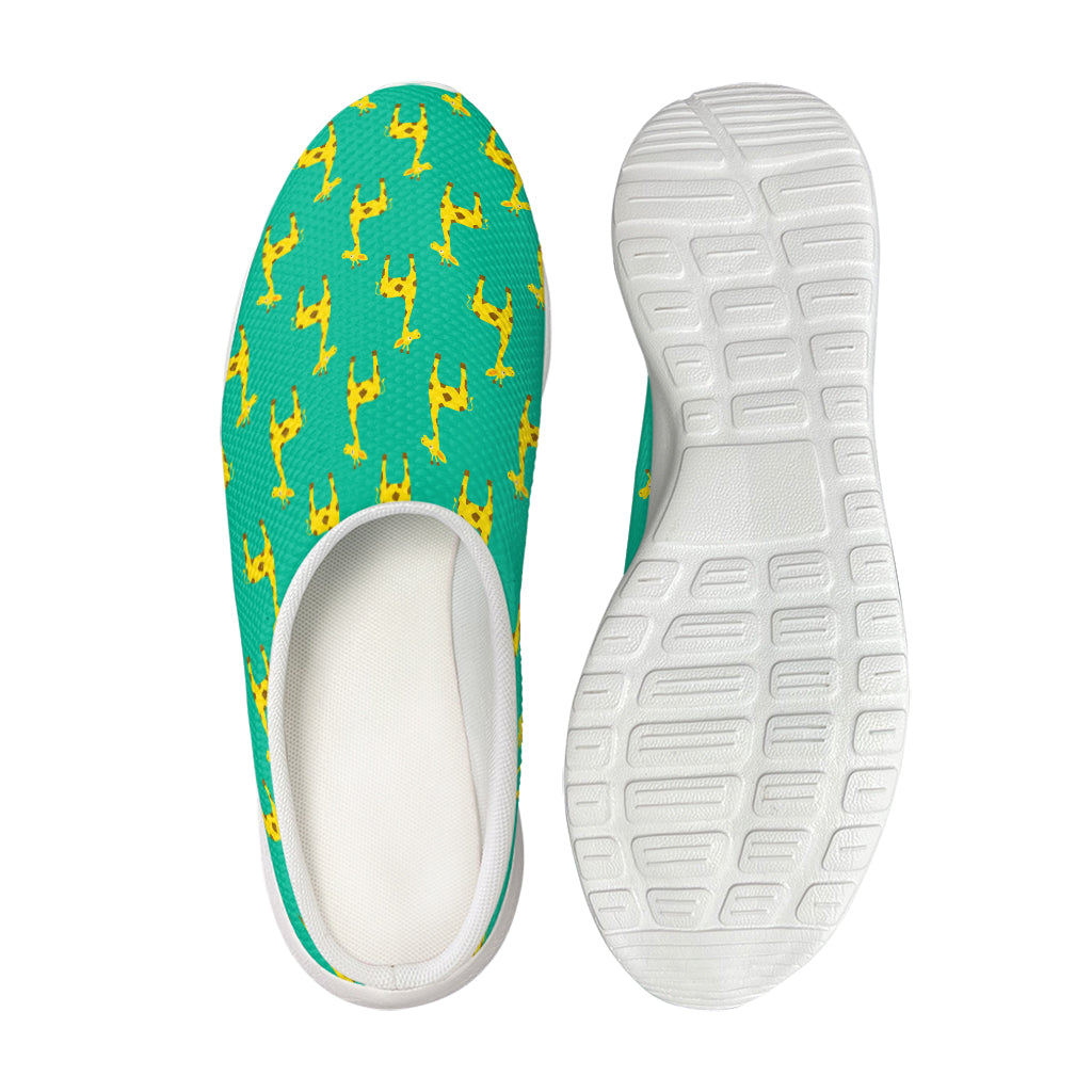 Cute Cartoon Giraffe Pattern Print Mesh Casual Shoes