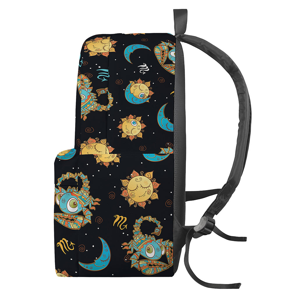 Cute Cartoon Scorpio Pattern Print Backpack