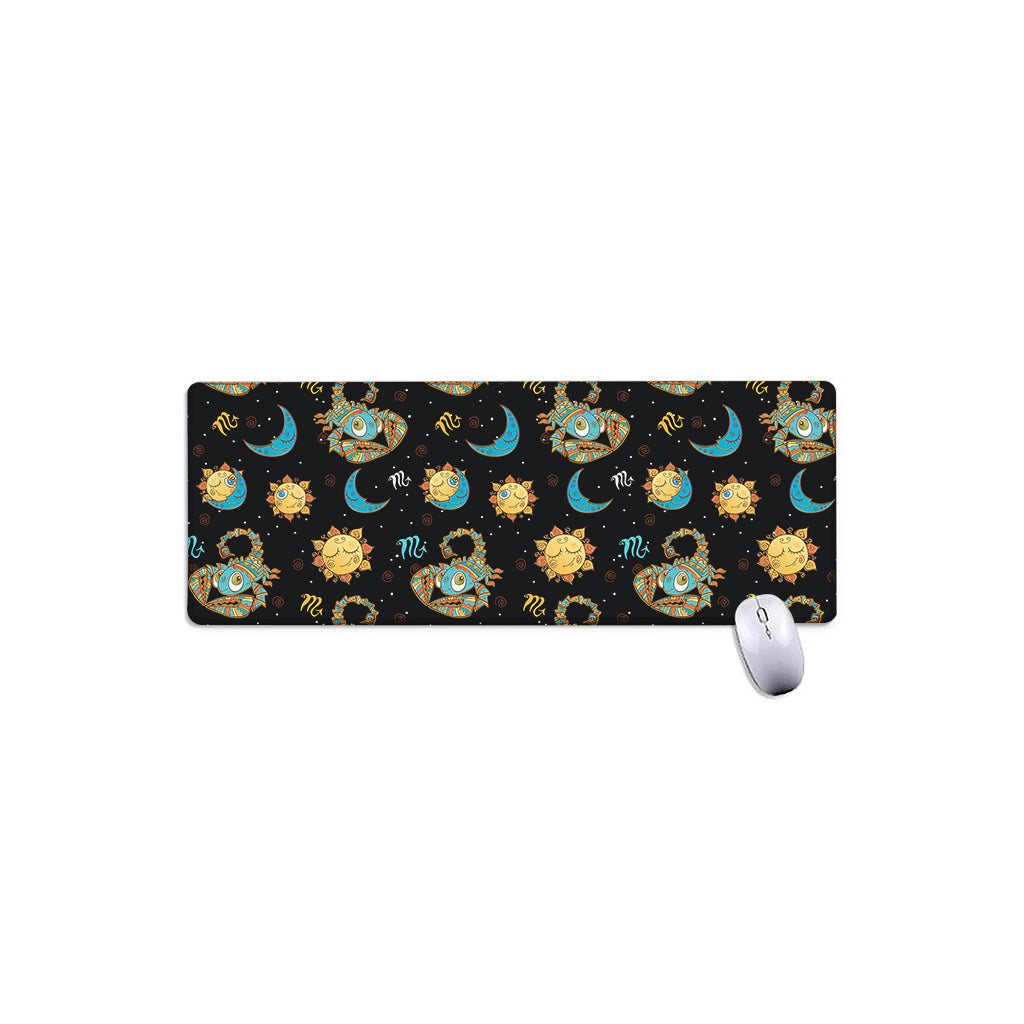 Cute Cartoon Scorpio Pattern Print Extended Mouse Pad
