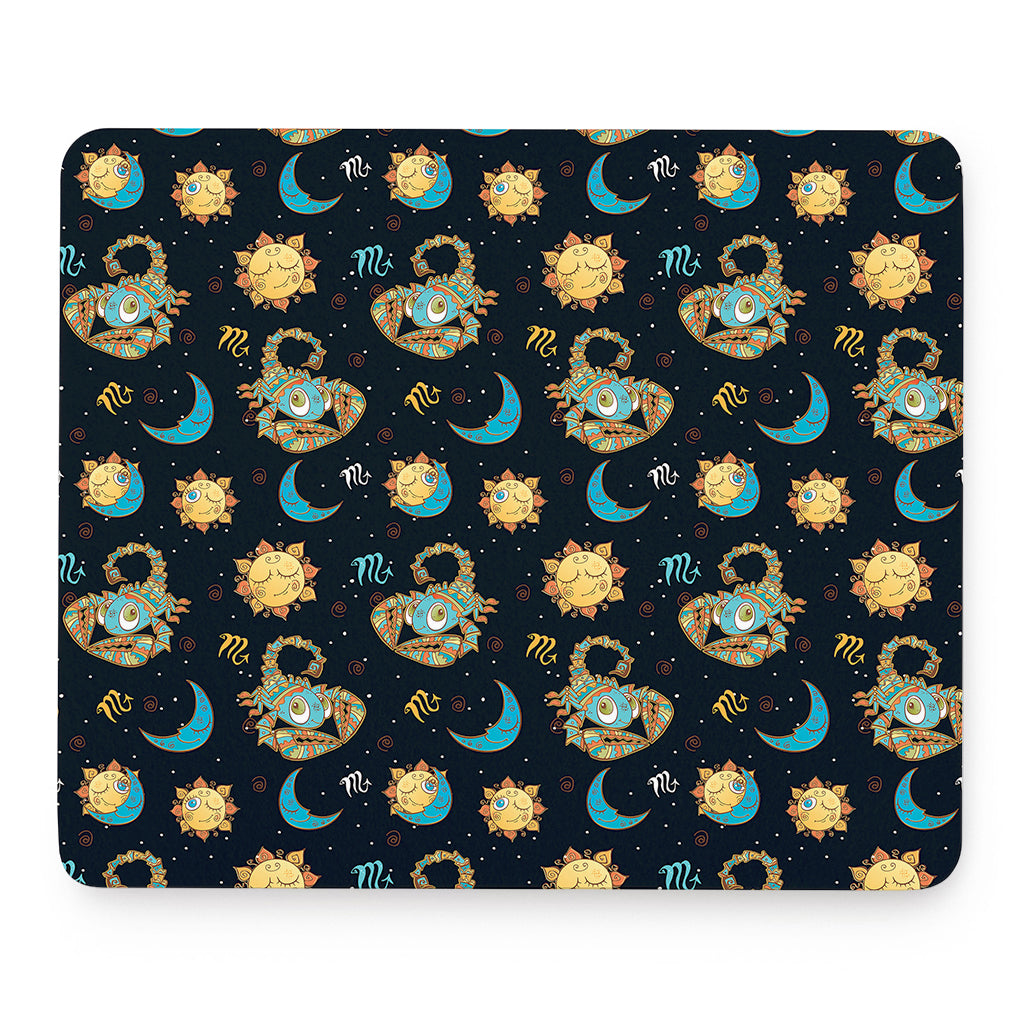 Cute Cartoon Scorpio Pattern Print Mouse Pad