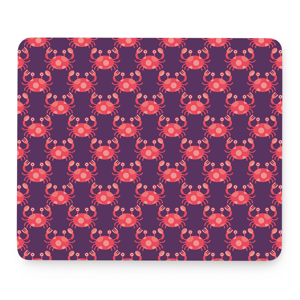 Cute Crab Pattern Print Mouse Pad