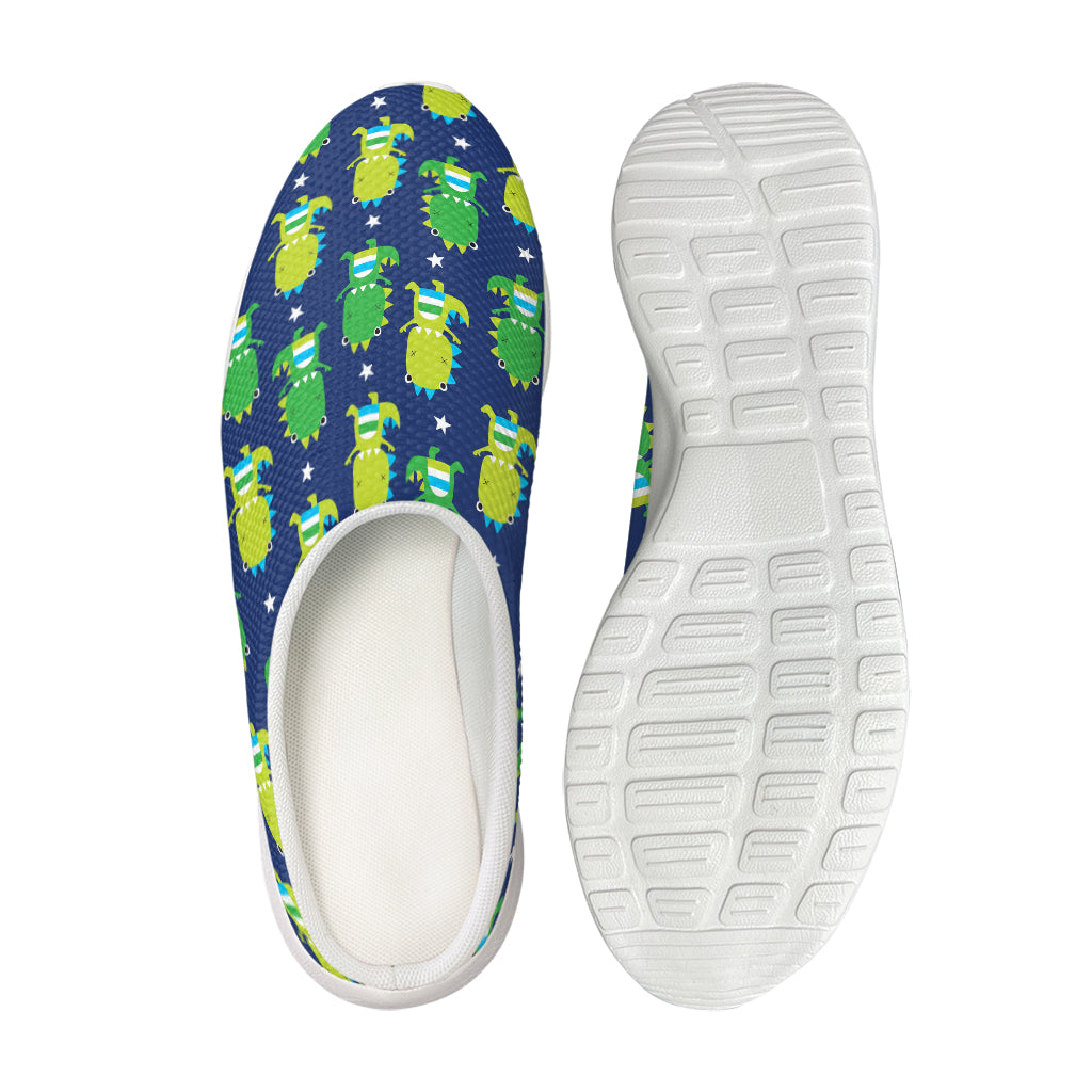 Cute Dino T-Rex Pattern Print Mesh Casual Shoes