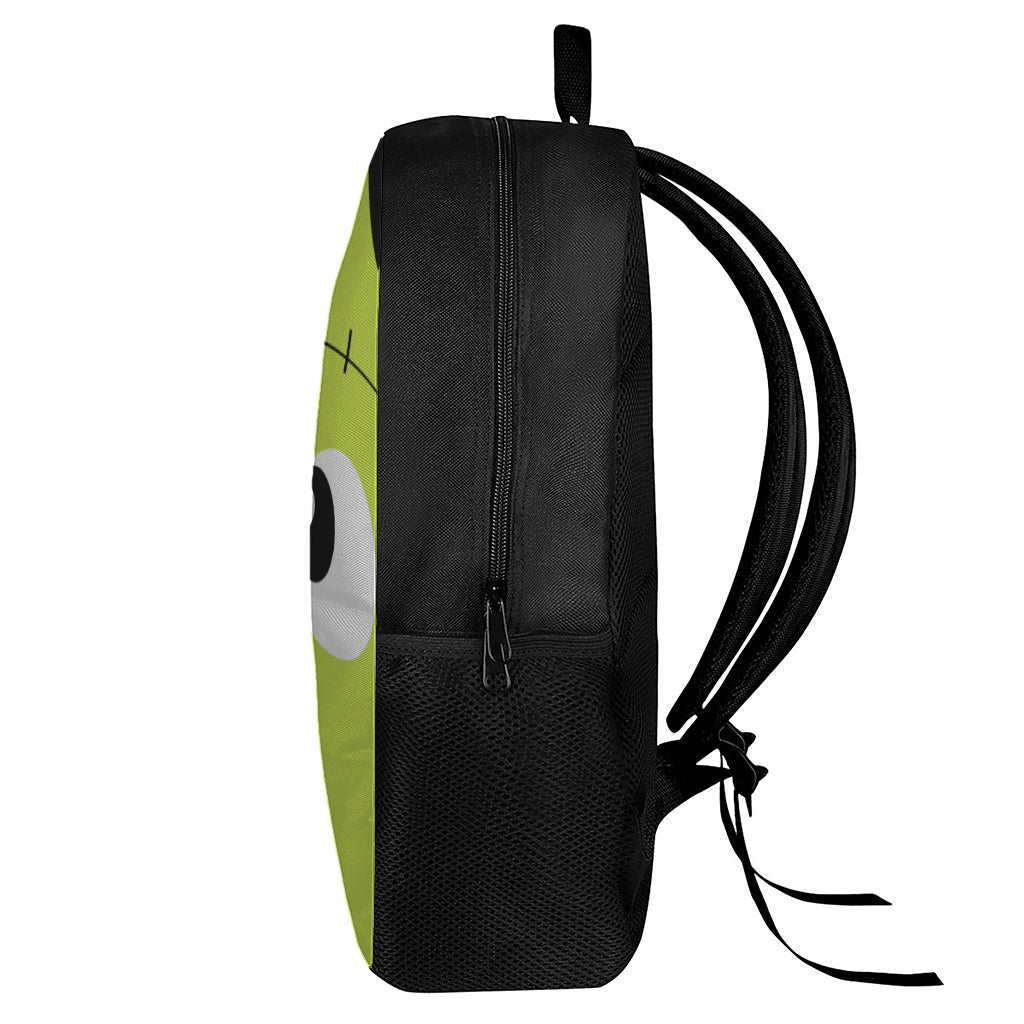 Cute Frankenstein Face Print 17 Inch Backpack