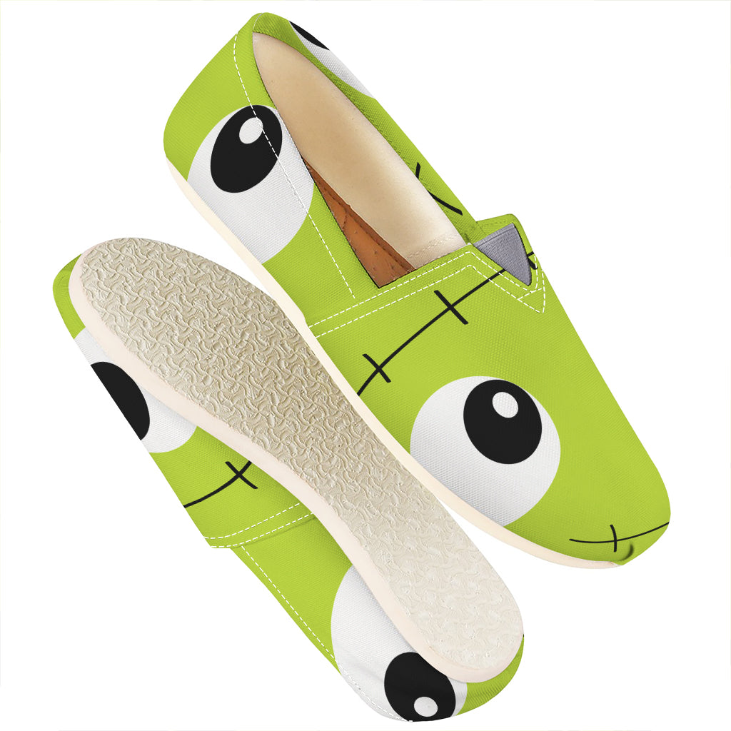 Cute Frankenstein Face Print Casual Shoes