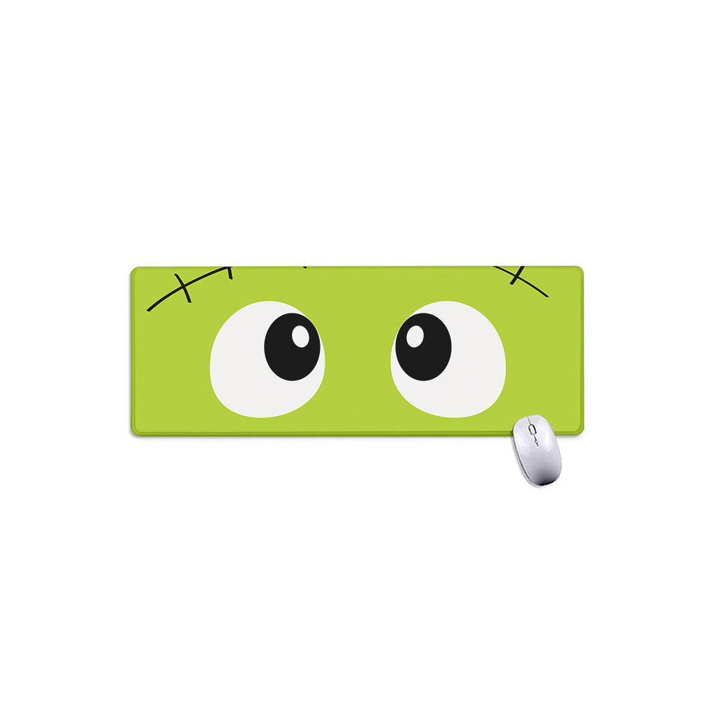Cute Frankenstein Face Print Extended Mouse Pad