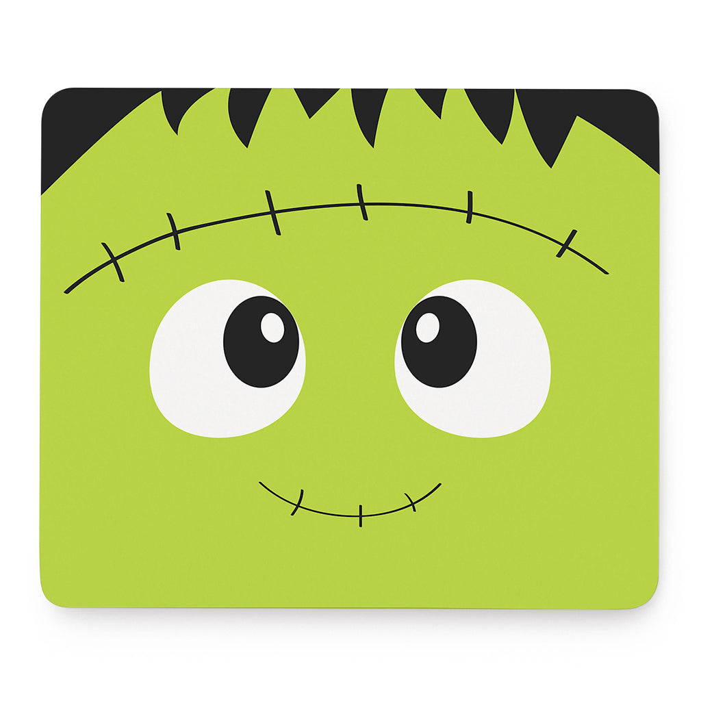 Cute Frankenstein Face Print Mouse Pad