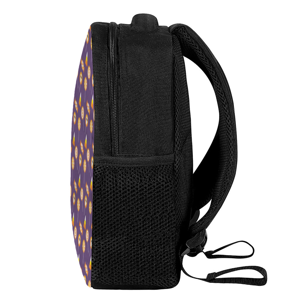 Cute Halloween Candy Pattern Print Casual Backpack