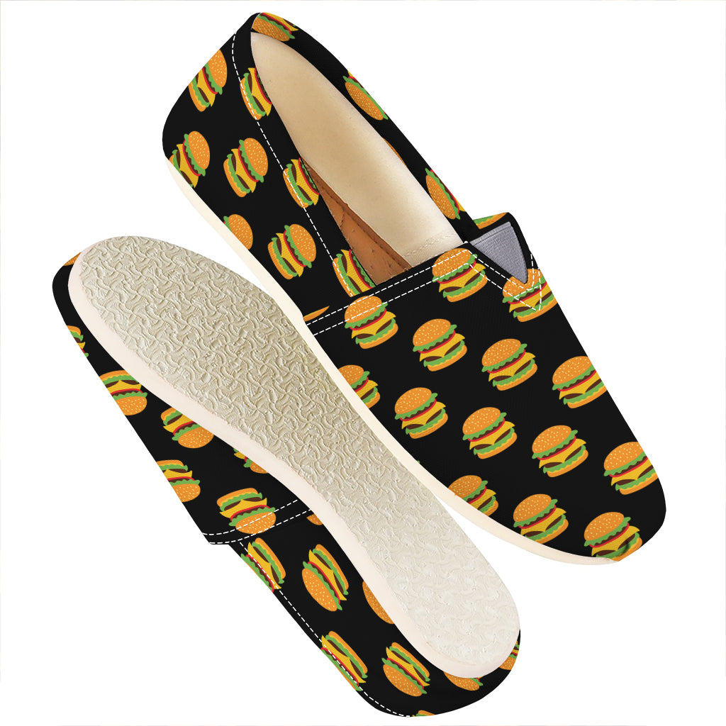 Cute Hamburger Pattern Print Casual Shoes