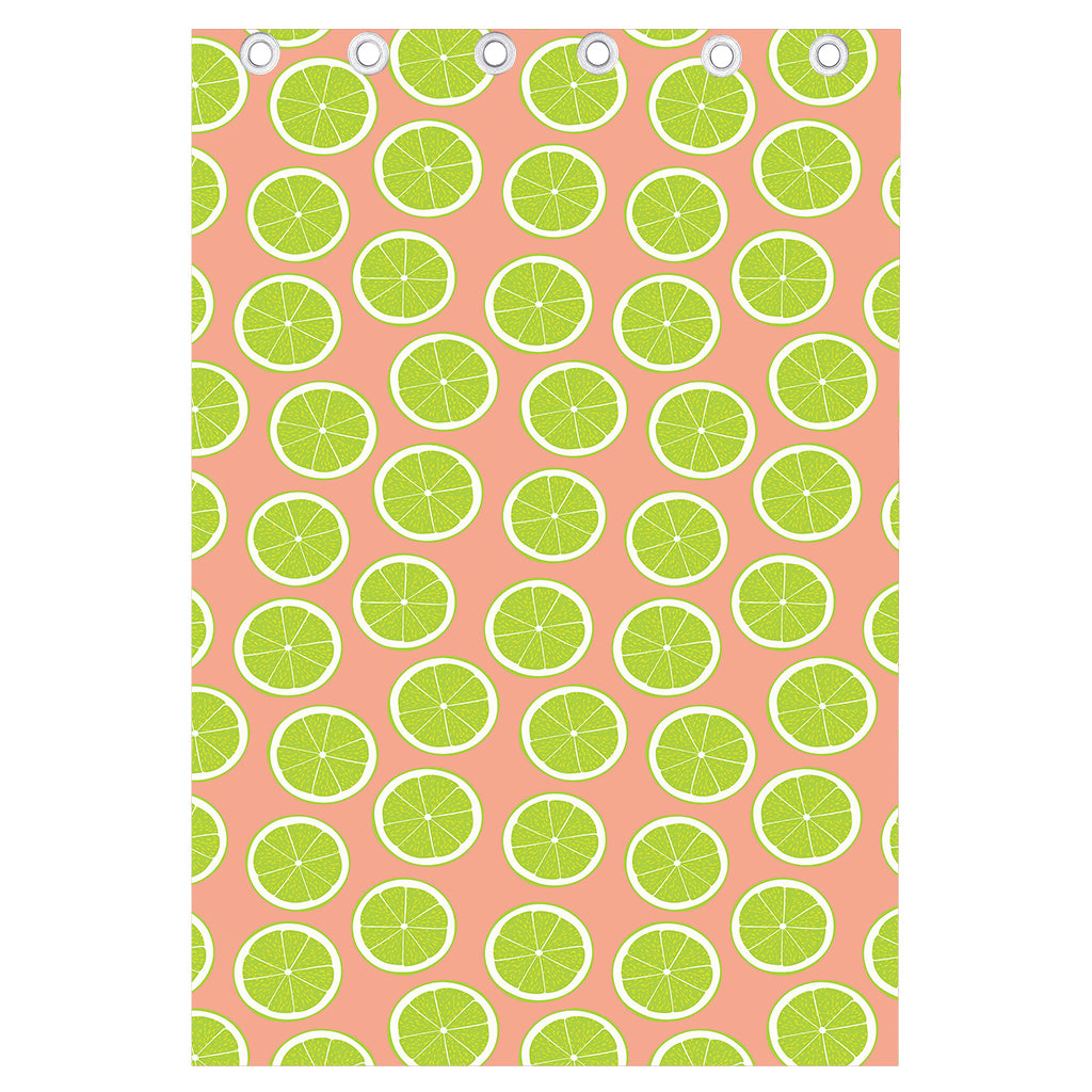Cute Lime Pattern Print Curtain