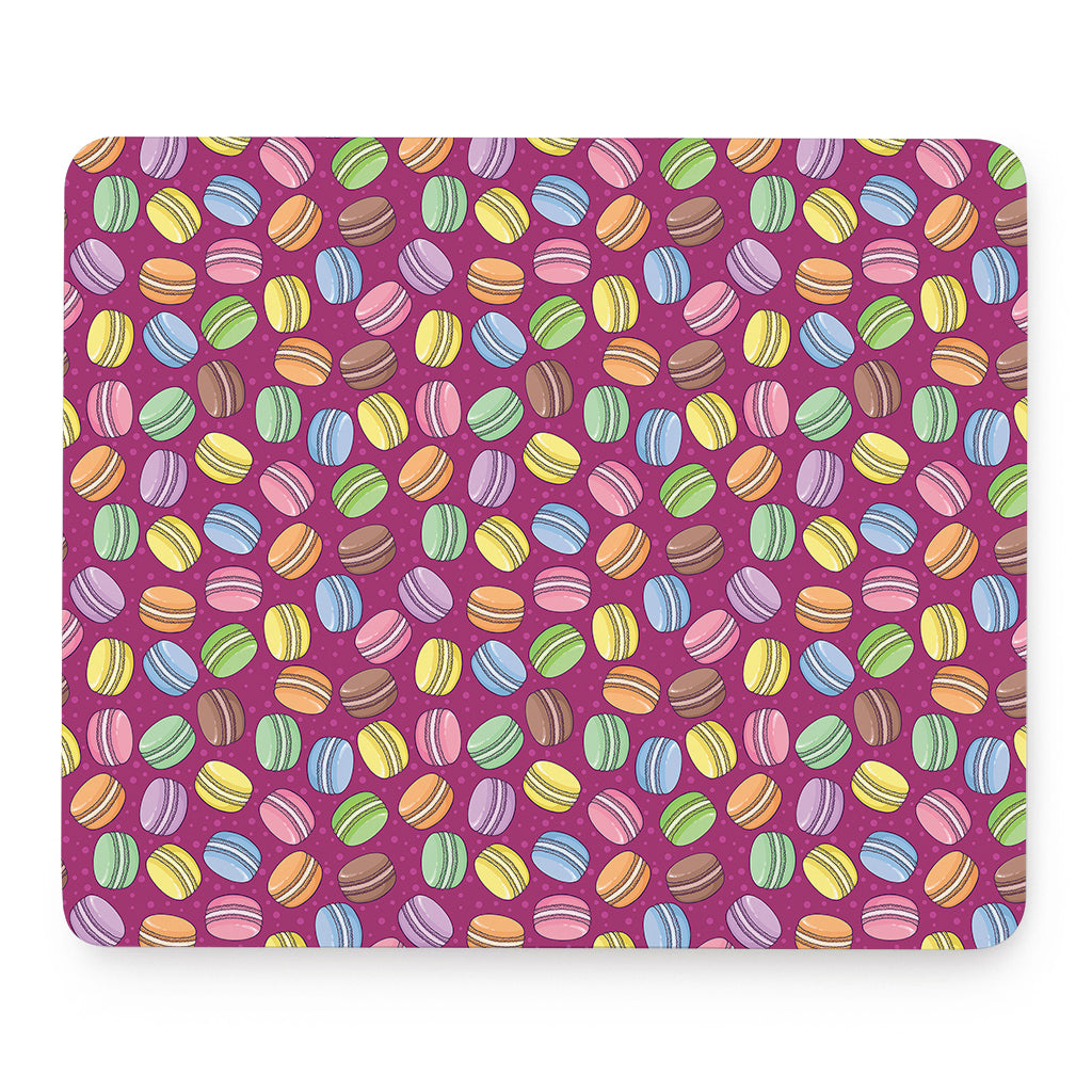 Cute Macaron Pattern Print Mouse Pad