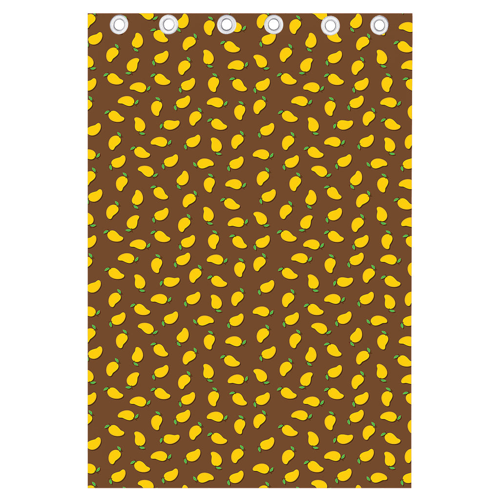 Cute Mango Pattern Print Curtain