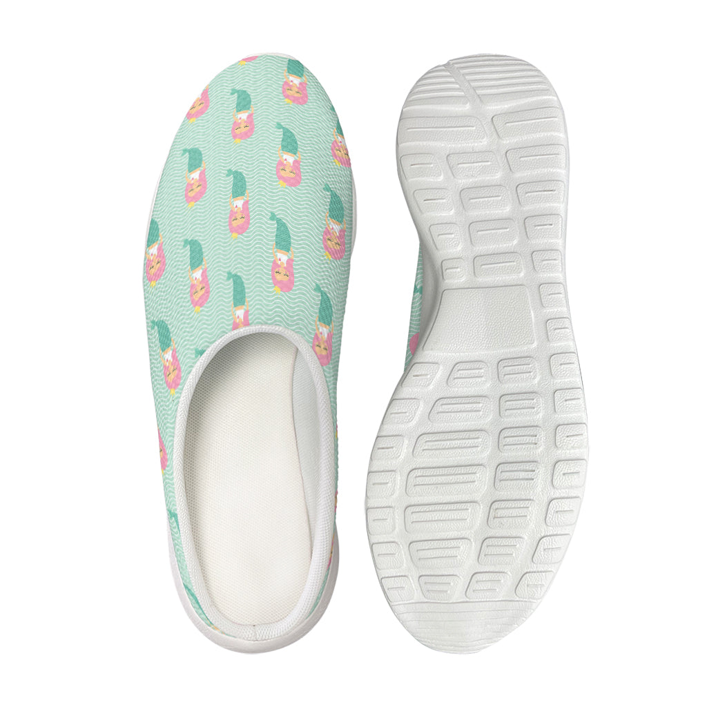 Cute Mermaid Pattern Print Mesh Casual Shoes