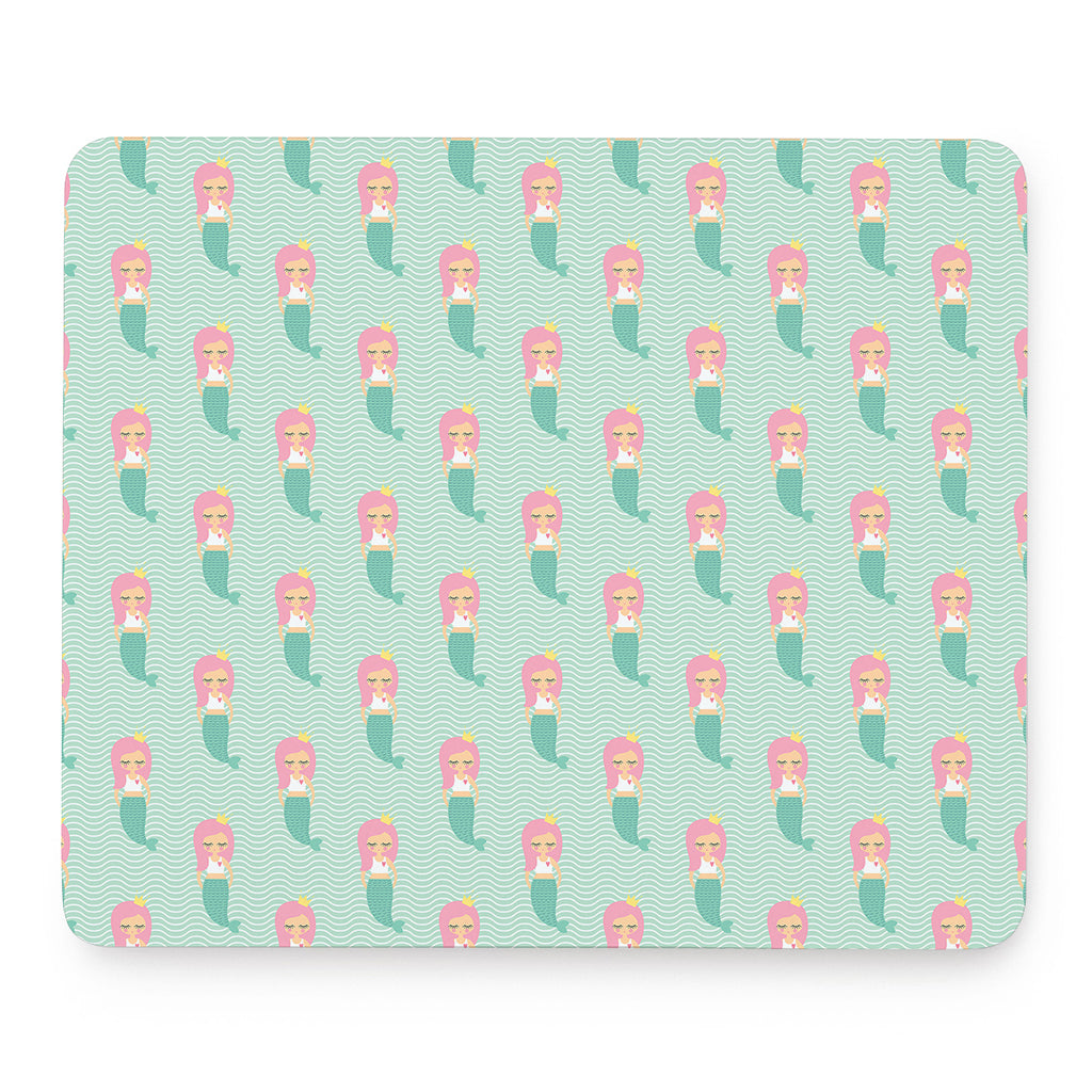 Cute Mermaid Pattern Print Mouse Pad