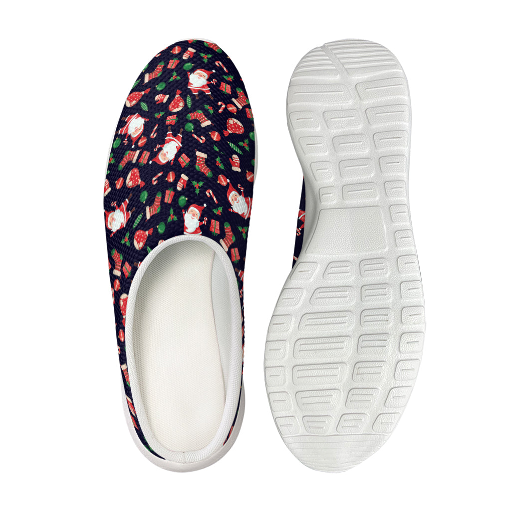 Cute Merry Christmas Pattern Print Mesh Casual Shoes