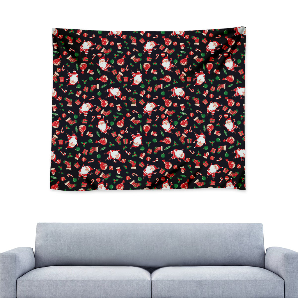 Cute Merry Christmas Pattern Print Tapestry