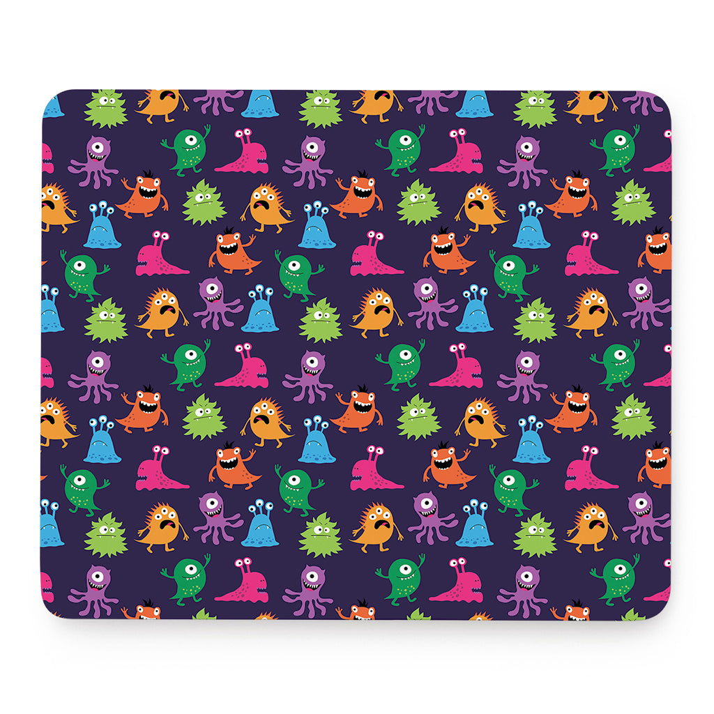 Cute Monster Pattern Print Mouse Pad