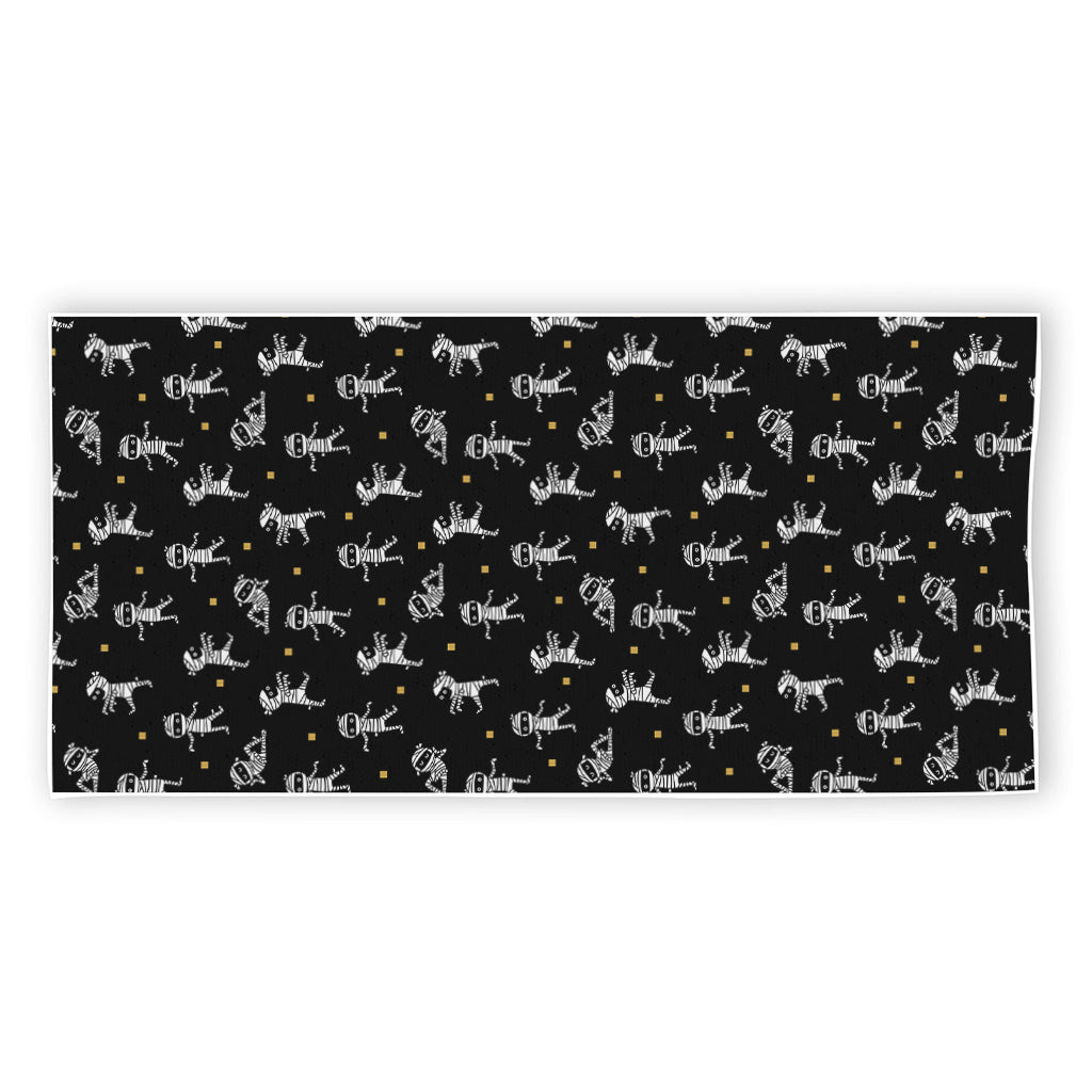 Cute Mummy Pattern Print Beach Towel