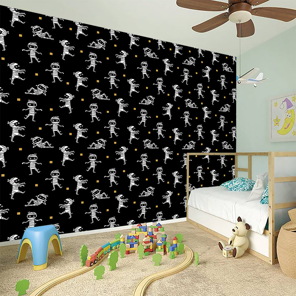 Cute Mummy Pattern Print Wall Sticker
