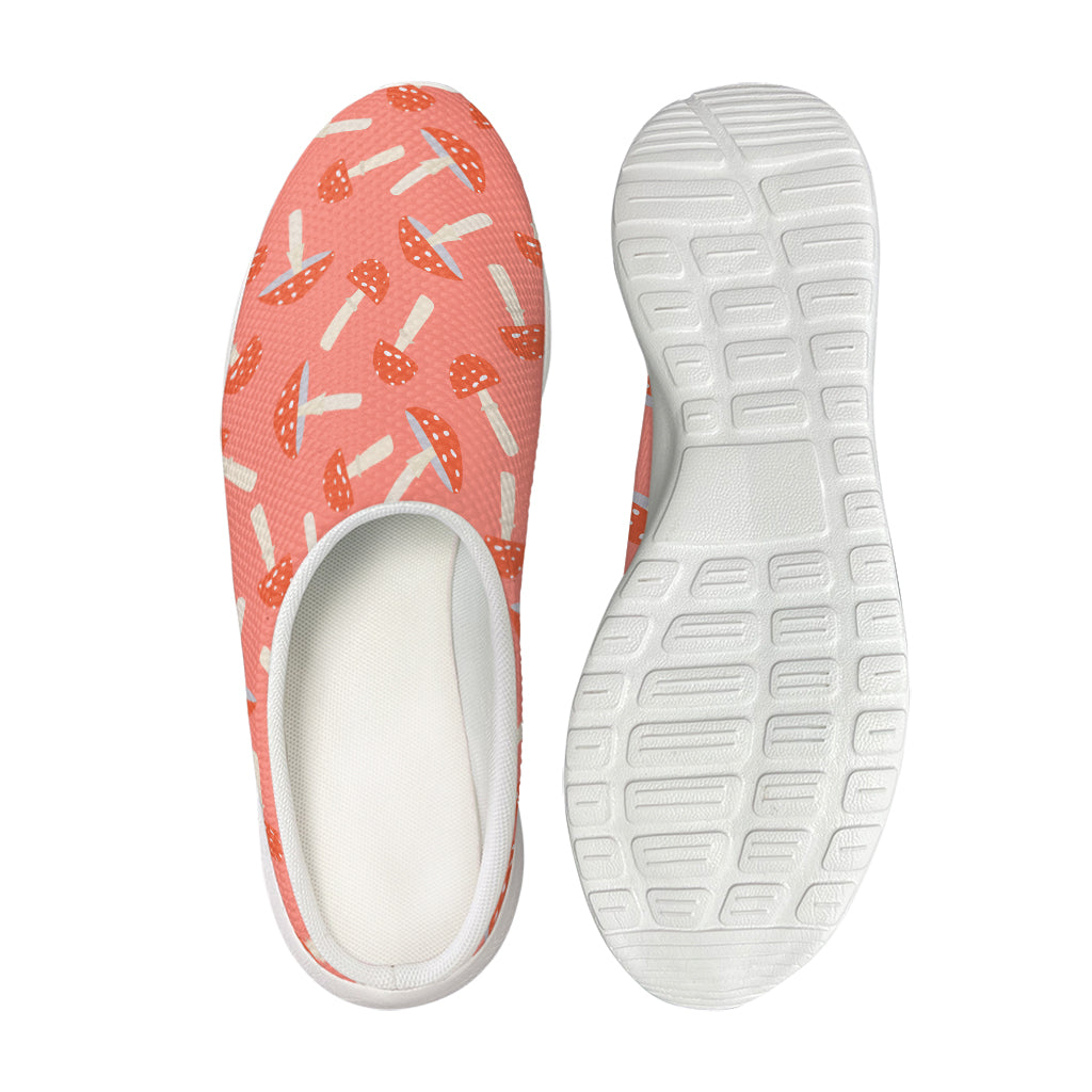 Cute Mushroom Pattern Print Mesh Casual Shoes