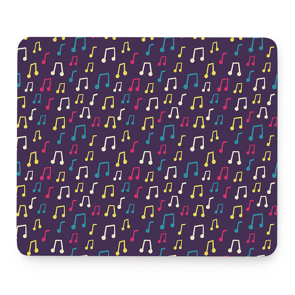 Cute Music Notes Pattern Print Mouse Pad