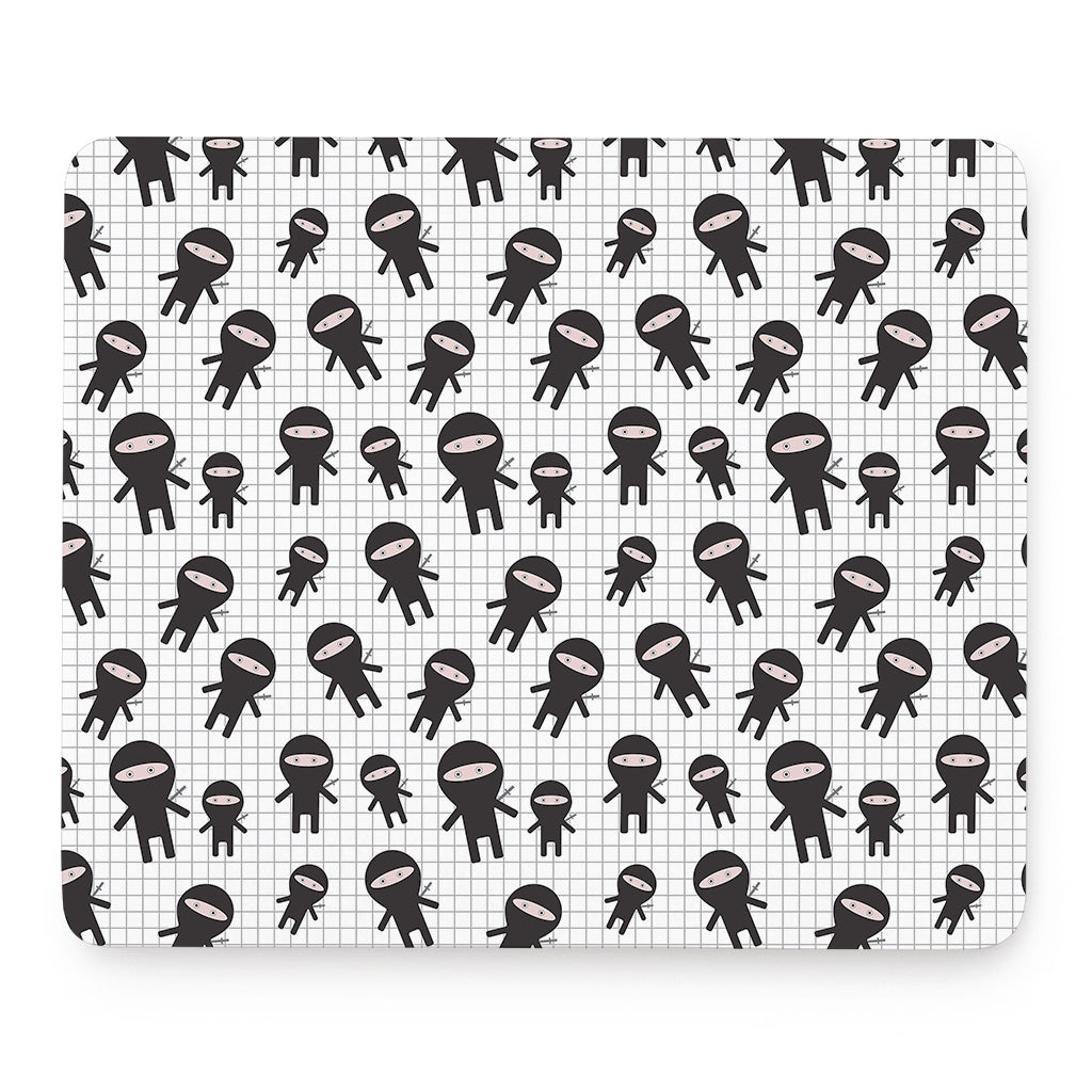 Cute Ninja Pattern Print Mouse Pad