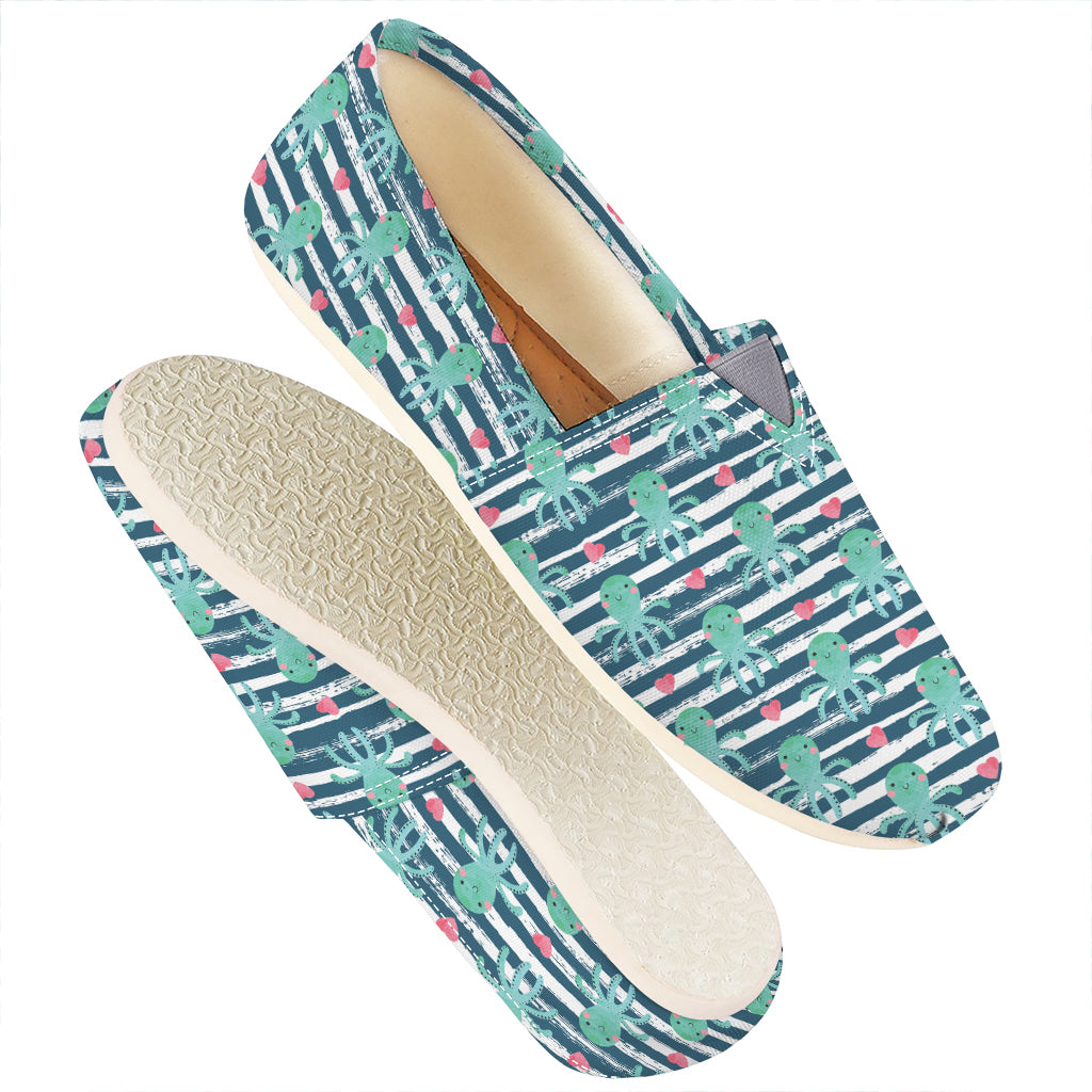Cute Octopus Pattern Print Casual Shoes
