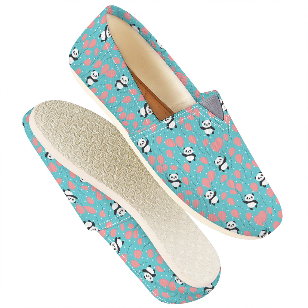 Cute Panda And Balloon Pattern Print Casual Shoes
