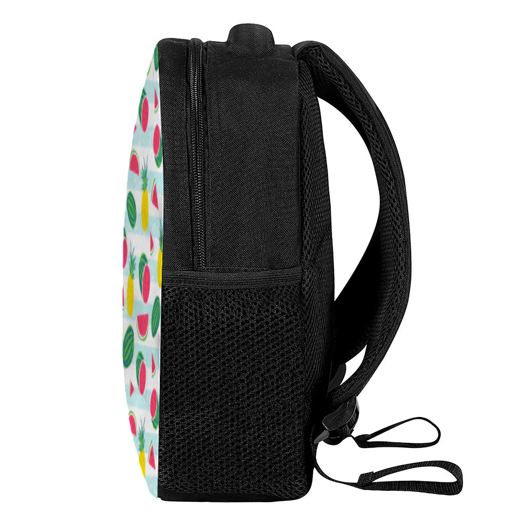 Cute Pineapple Watermelon Pattern Print Casual Backpack