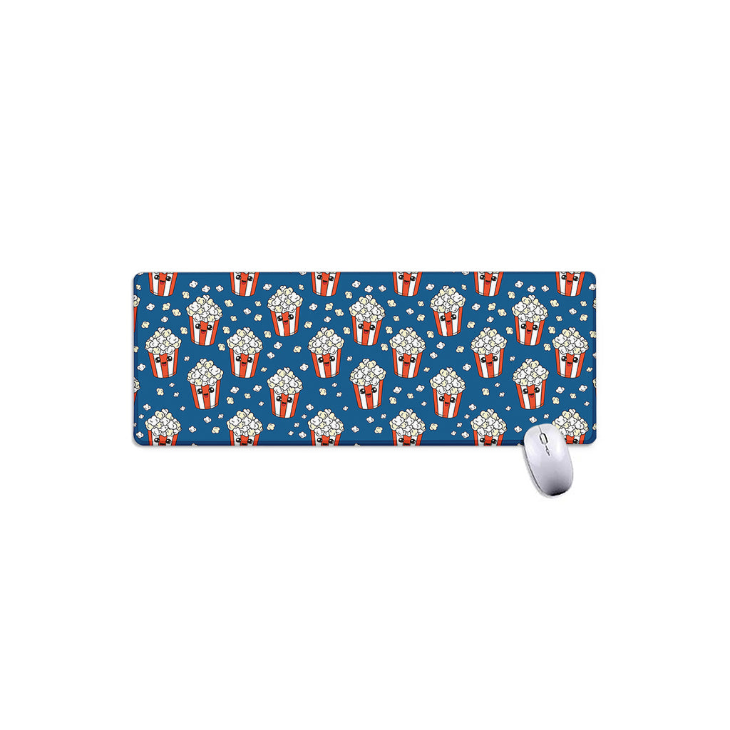 Cute Popcorn Box Pattern Print Extended Mouse Pad
