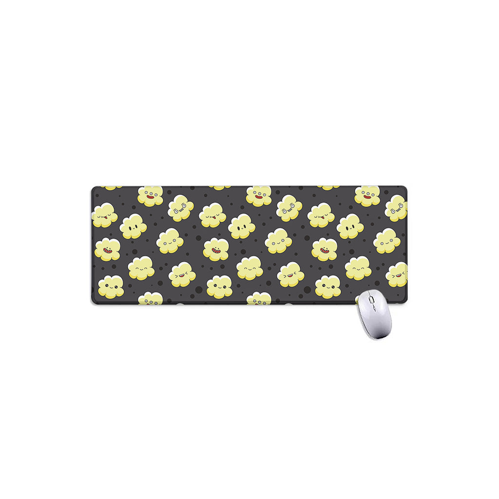 Cute Popcorn Pattern Print Extended Mouse Pad