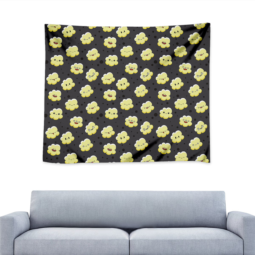 Cute Popcorn Pattern Print Tapestry
