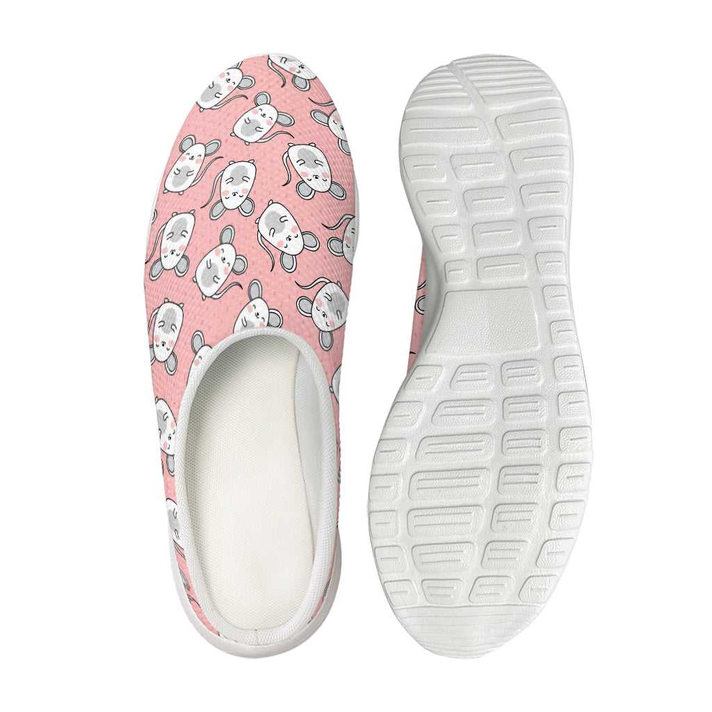 Cute Rat Pattern Print Mesh Casual Shoes